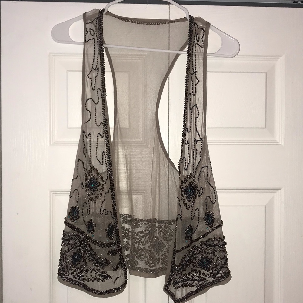 Beaded vest